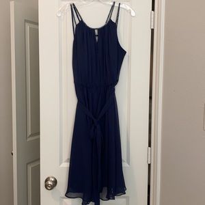 Navy bridesmaids dress